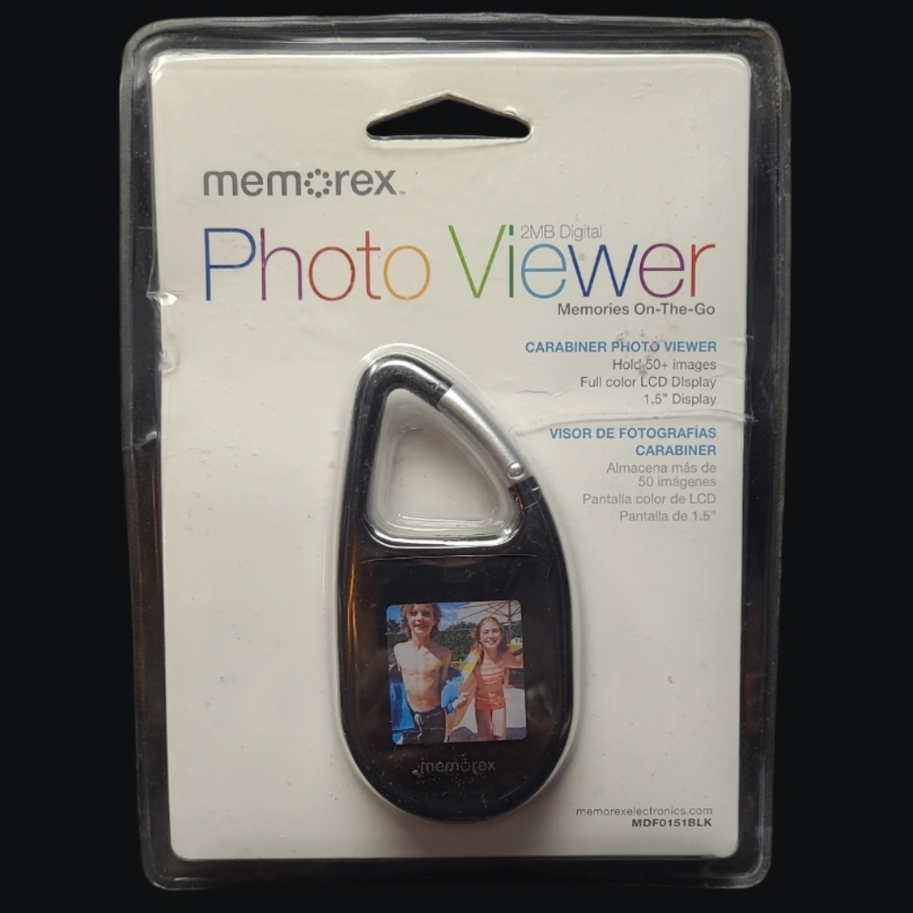 NEW - NEMOREX CARABINER PHOTO VIEWER 2MB DIGITAL